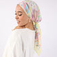 Square Printed Crepe Chiffon