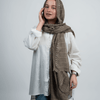 Sia Scarf - Olive Brown