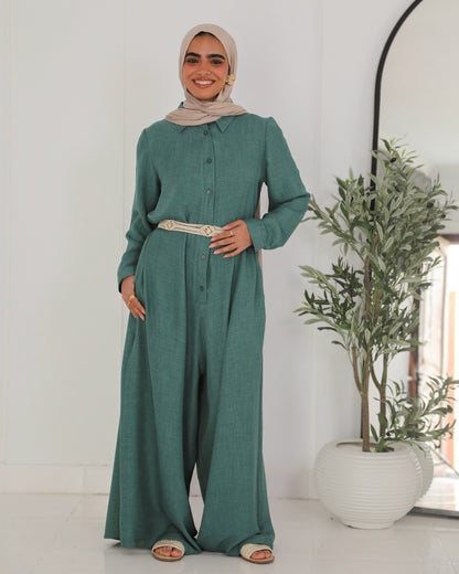 Comfy Linen Jumpsuit