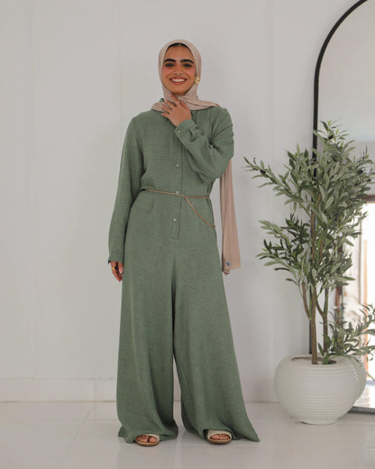 Comfy Linen Jumpsuit