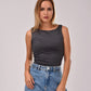 Tie Shop | Ruching basic top