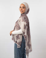 Chi Chi Slim Chiffon Scarf Soft Lightweight Designs | Tie Shop | Beige