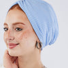 Ripped Turban - Baby Blue