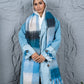Warm Shawl | Soft & Cozy Winter Accessory | Tie Shop | Baby Blue - Blue