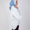 Diga square - Baby Blue With Champagne Beige Accent