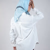Sera square - Baby Blue With Steel Blue Accent