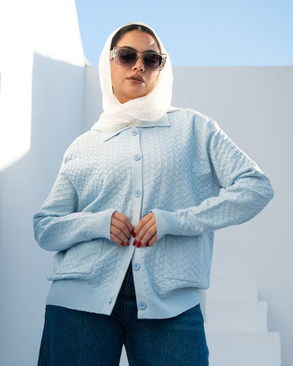 Knit cardigan