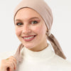 Padded Cotton Bonnet - Beige