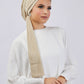 Tie Shop | Crinkled Turban With Ribbon تربون كوريشة