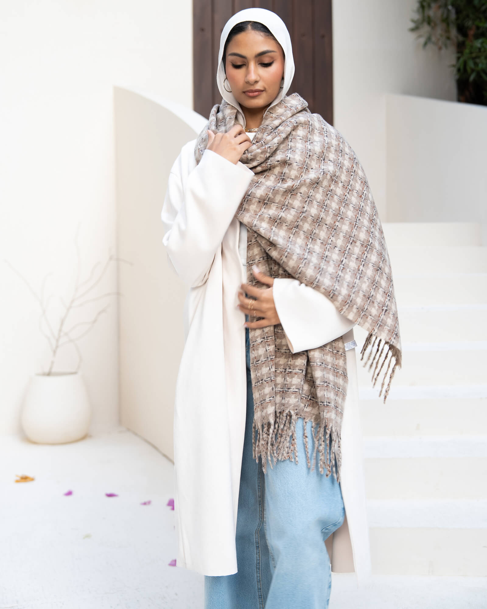 Tie Shop | Elegant Shawl | Multicolor Winter Shawl for Women
