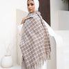 Elegant Shawl - Beige - Light Brown