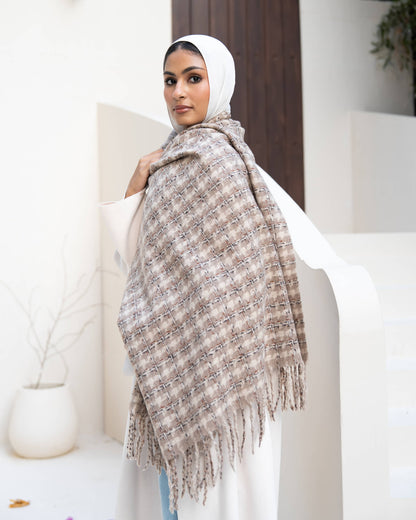 Tie Shop | Elegant Shawl | Multicolor Winter Shawl for Women