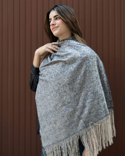 Tie Shop | Chunky Shawl – Multicolor Winter Shawl for Women 