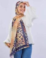 Tie Shop | Printed Chi-Chi Chiffon Scarf طرحة شيفون - ايشارب شيفون