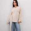 Wrapped Blouse - Beige