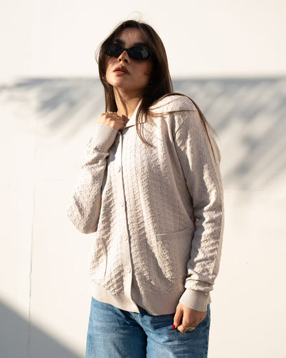 Knit cardigan