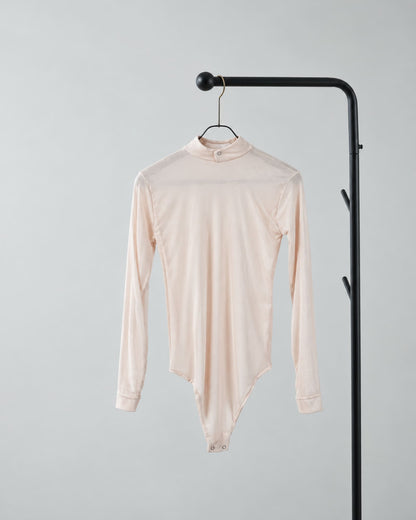 Tulle High-Neck Top