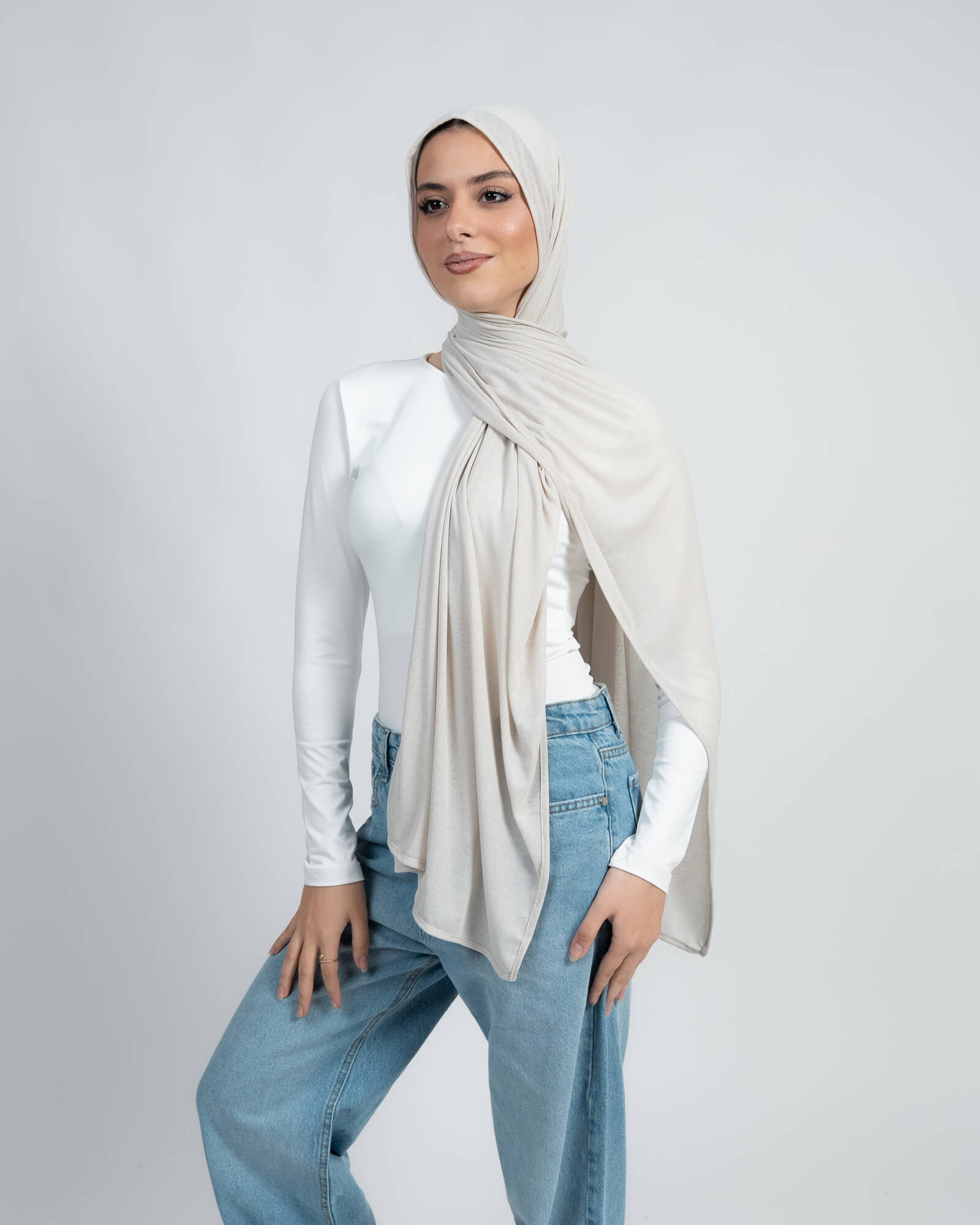 Tie Shop | Flow Kuwaiti Scarf – Elegant Everyday Hijab 