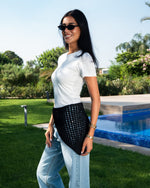 Crochet scarf | Modest Swimwear for Women | Tie Shop | Black
