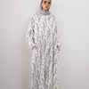Flora dress - Off White - Gray
