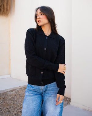Knit cardigan