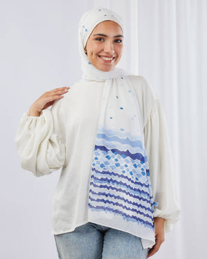 Tie Shop | Blue Nile طرحة شيفون - ايشارب شيفون