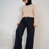 Straight Pants - Navy Blue