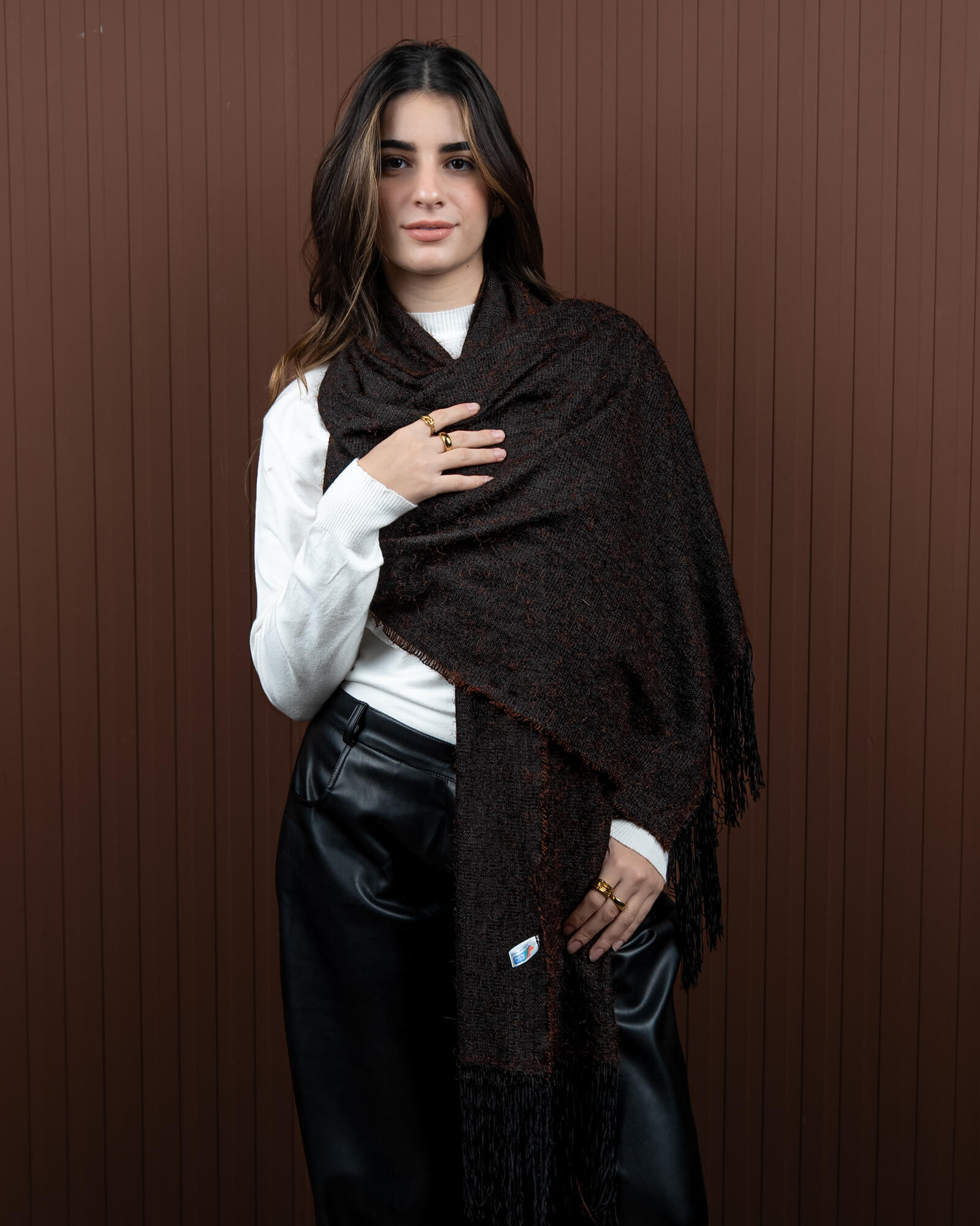 Tie Shop | Chunky Shawl – Multicolor Winter Shawl for Women 