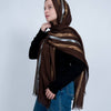 Glitery Scarf - Brown