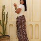 Printed Wrap Skirt