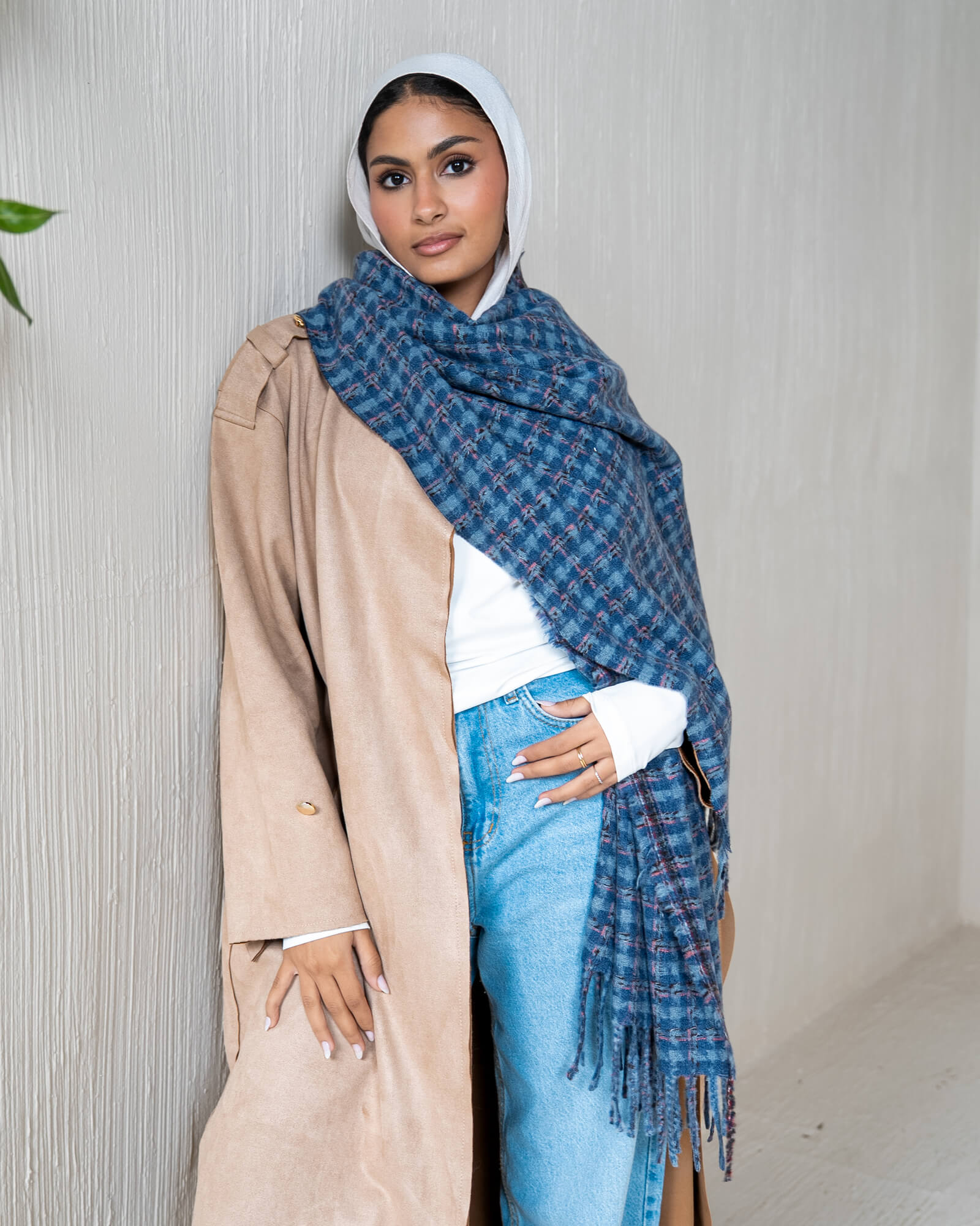 Tie Shop | Elegant Shawl | Multicolor Winter Shawl for Women