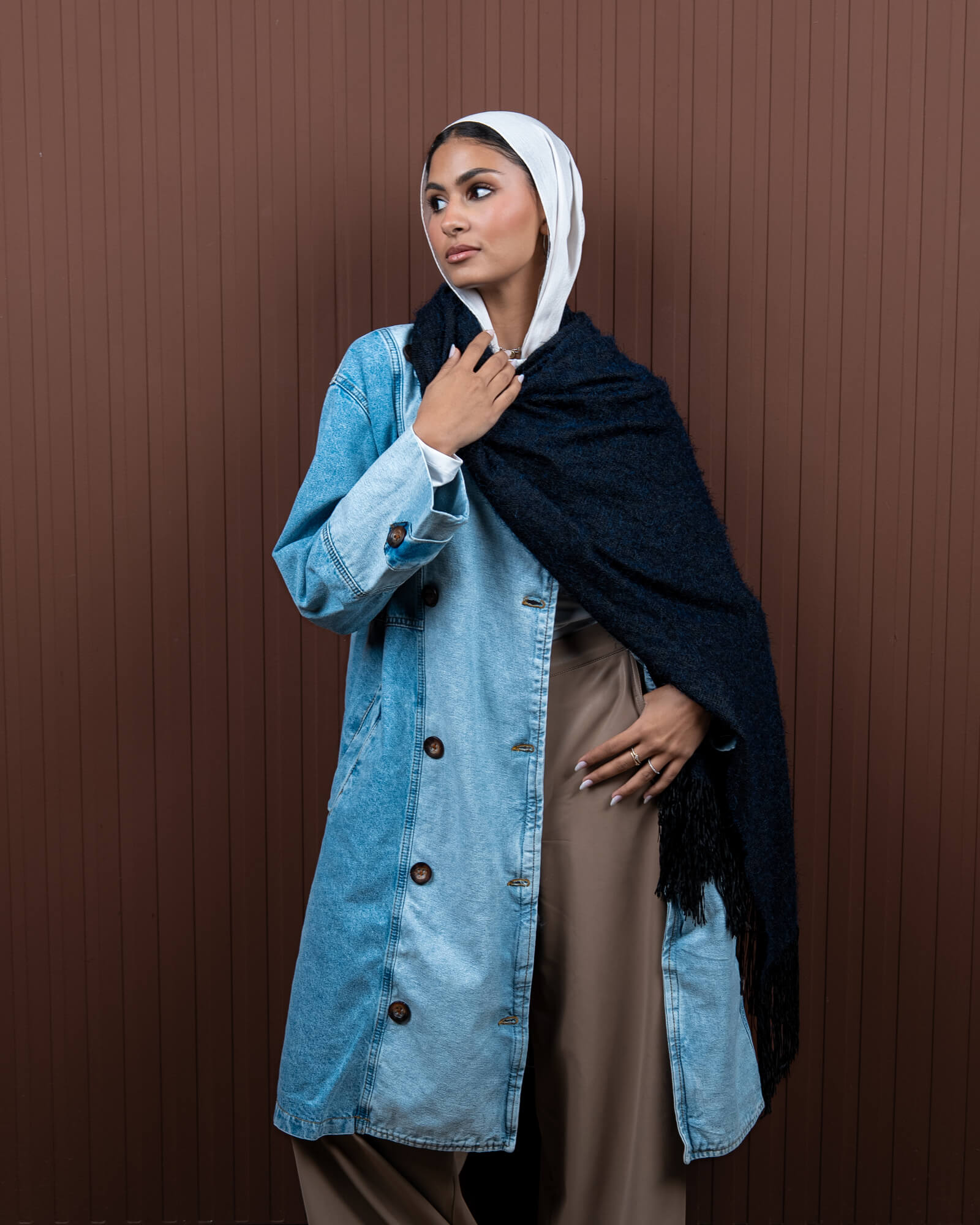 Tie Shop | Chunky Shawl – Multicolor Winter Shawl for Women 