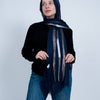 Glitery Scarf - Navy Blue
