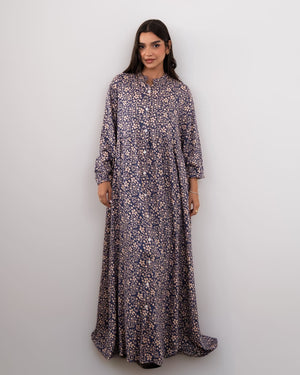 Linda dress | Linda dress Wear Stylish Summer Outfit | Dark Blue - Salmon