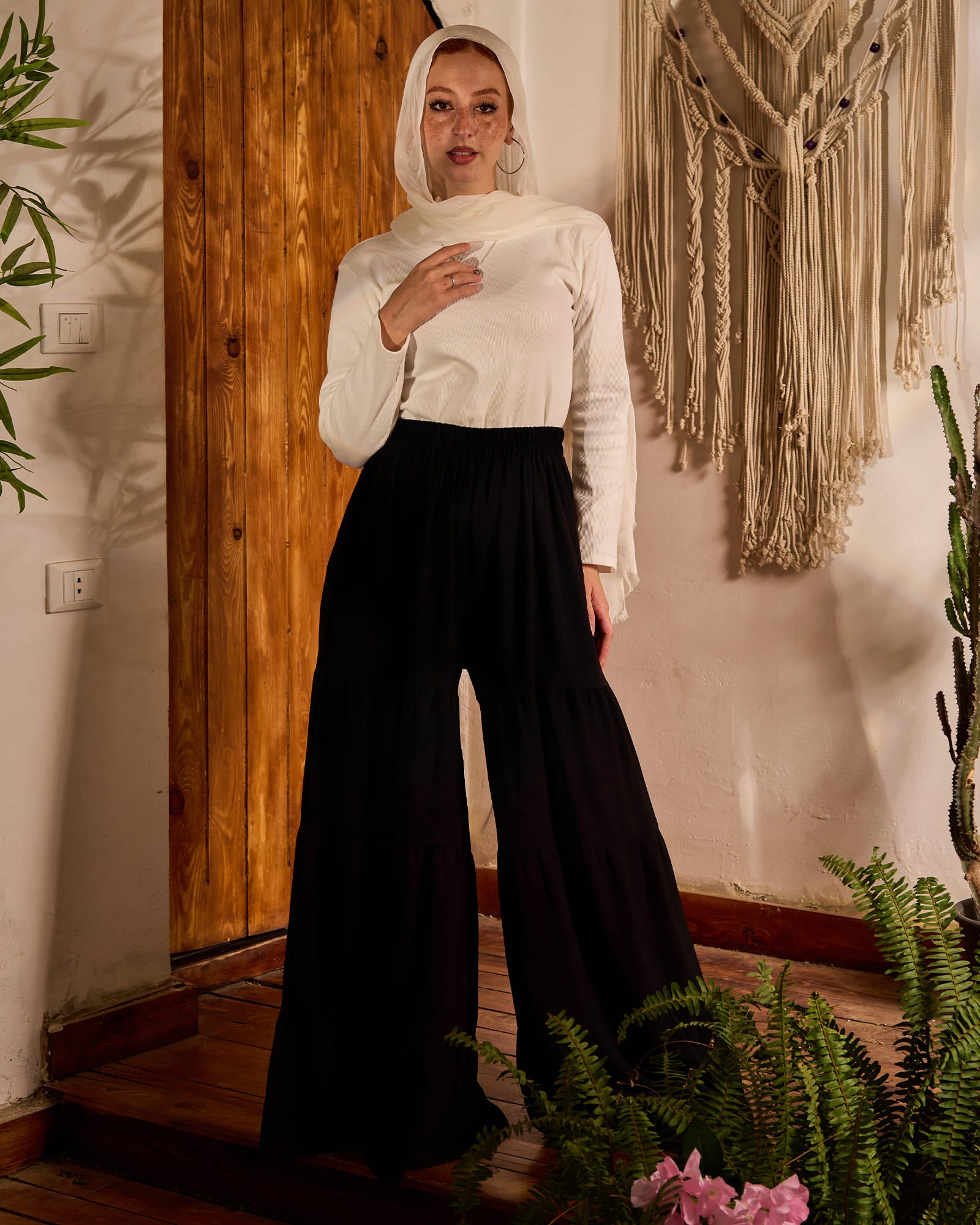 Boho skirt pants hotsell