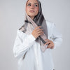 Sera square - Soft Blush Beige With Charcoal Grey And Silver Champagne Accent