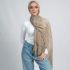 Zigzag scarf - Sand Beige