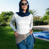 Crochet scarf - Dark Beige