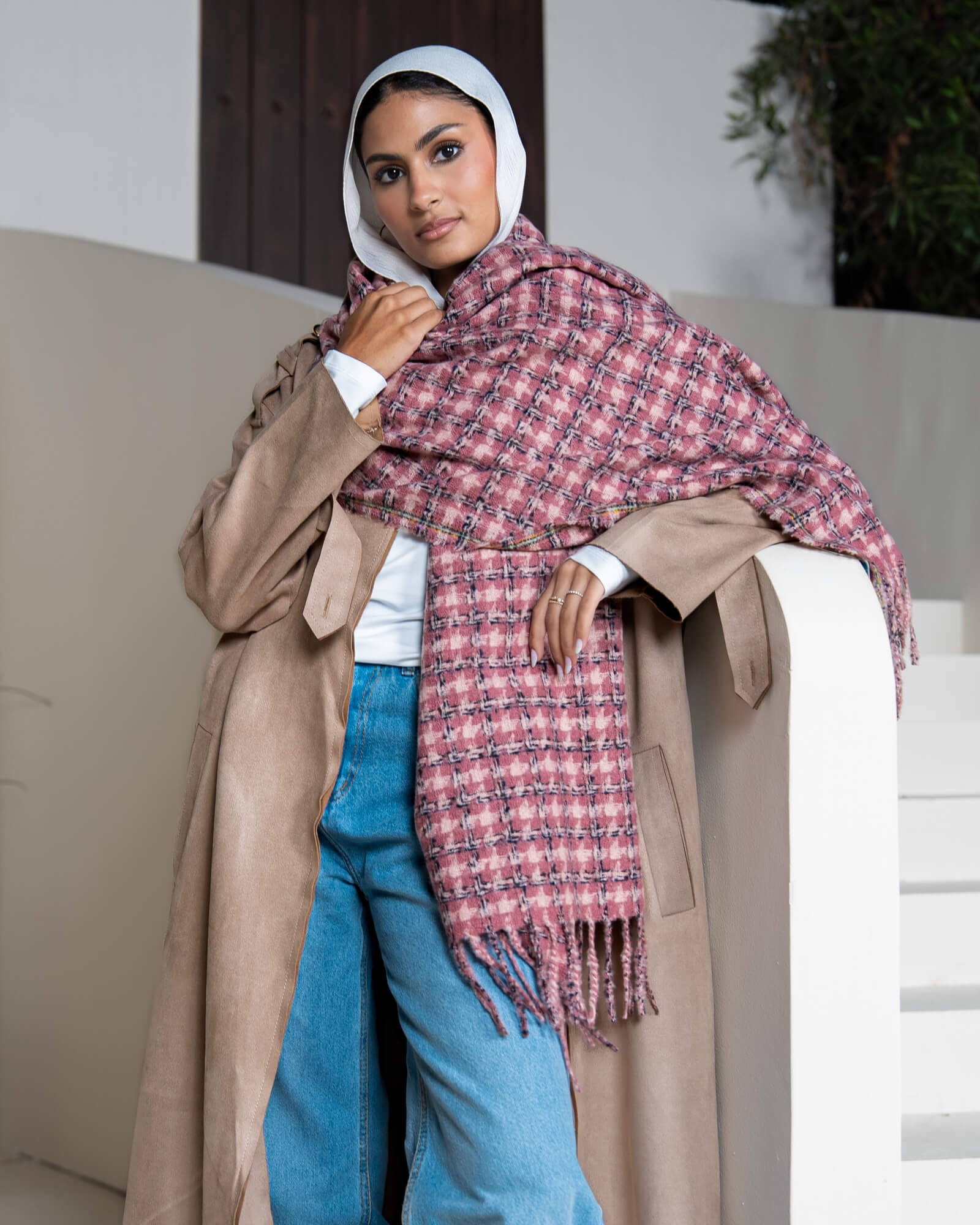 Tie Shop | Elegant Shawl | Multicolor Winter Shawl for Women