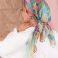 Tie Shop | Square Printed Crepe Chiffon	