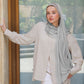 Tie Shop | Cloudy Cotton Scarf | باندل طرحة قطن ليكرا و بونية