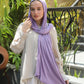 Tie Shop | Cloudy Cotton Scarf | باندل طرحة قطن ليكرا و بونية