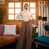 Flaxen Pants - Brown
