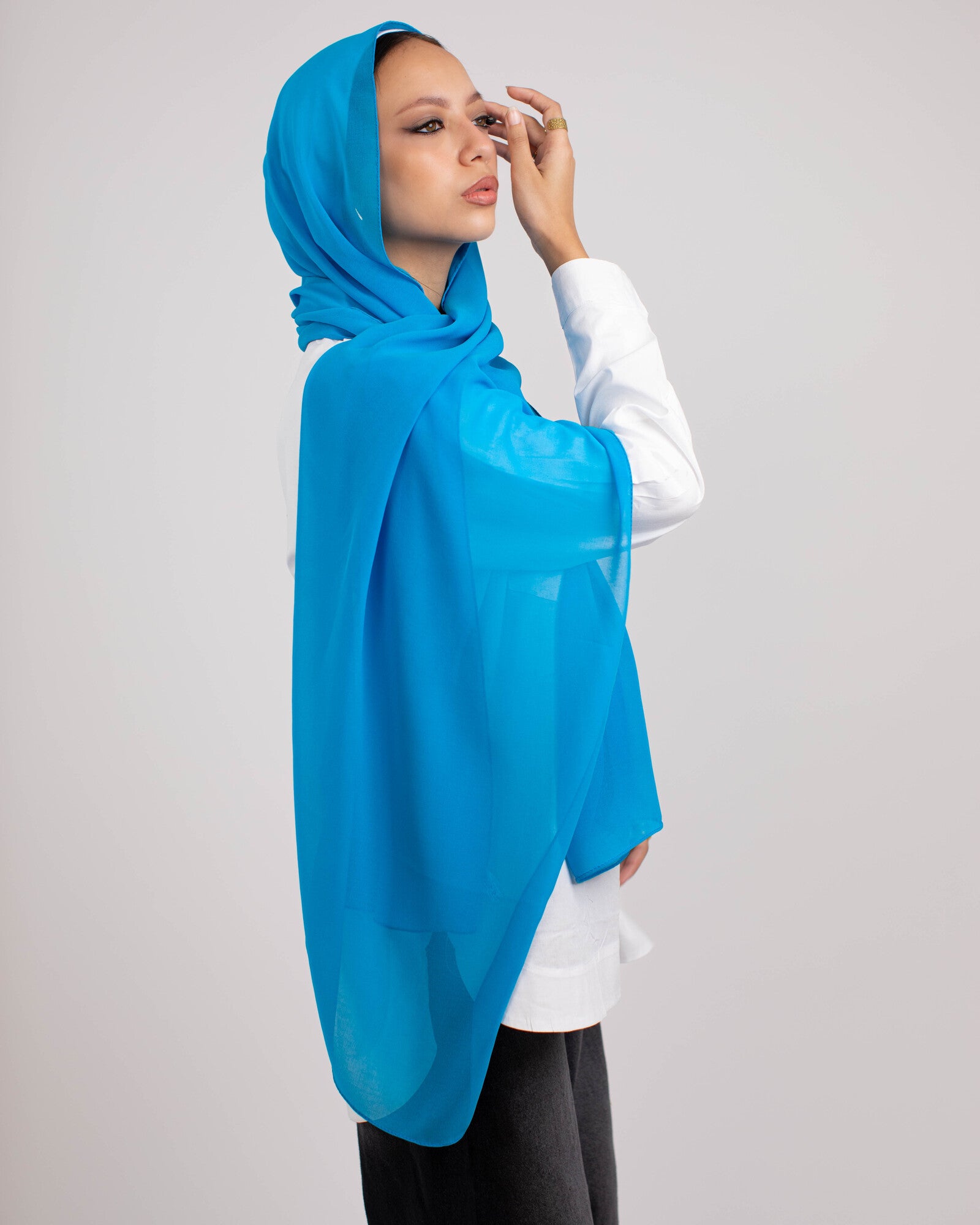 Tie Shop | Aqua Collection | Chiffon Scarf