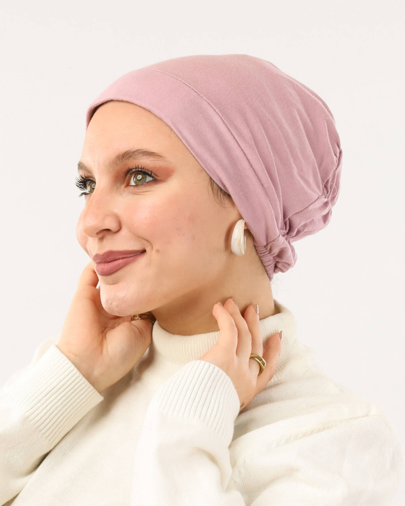 Cotton Elastic Bonnet, Inner Caps , بونية طاقية قطن , سورتيت, بونية تحت الحجاب,بونية Tie Shop