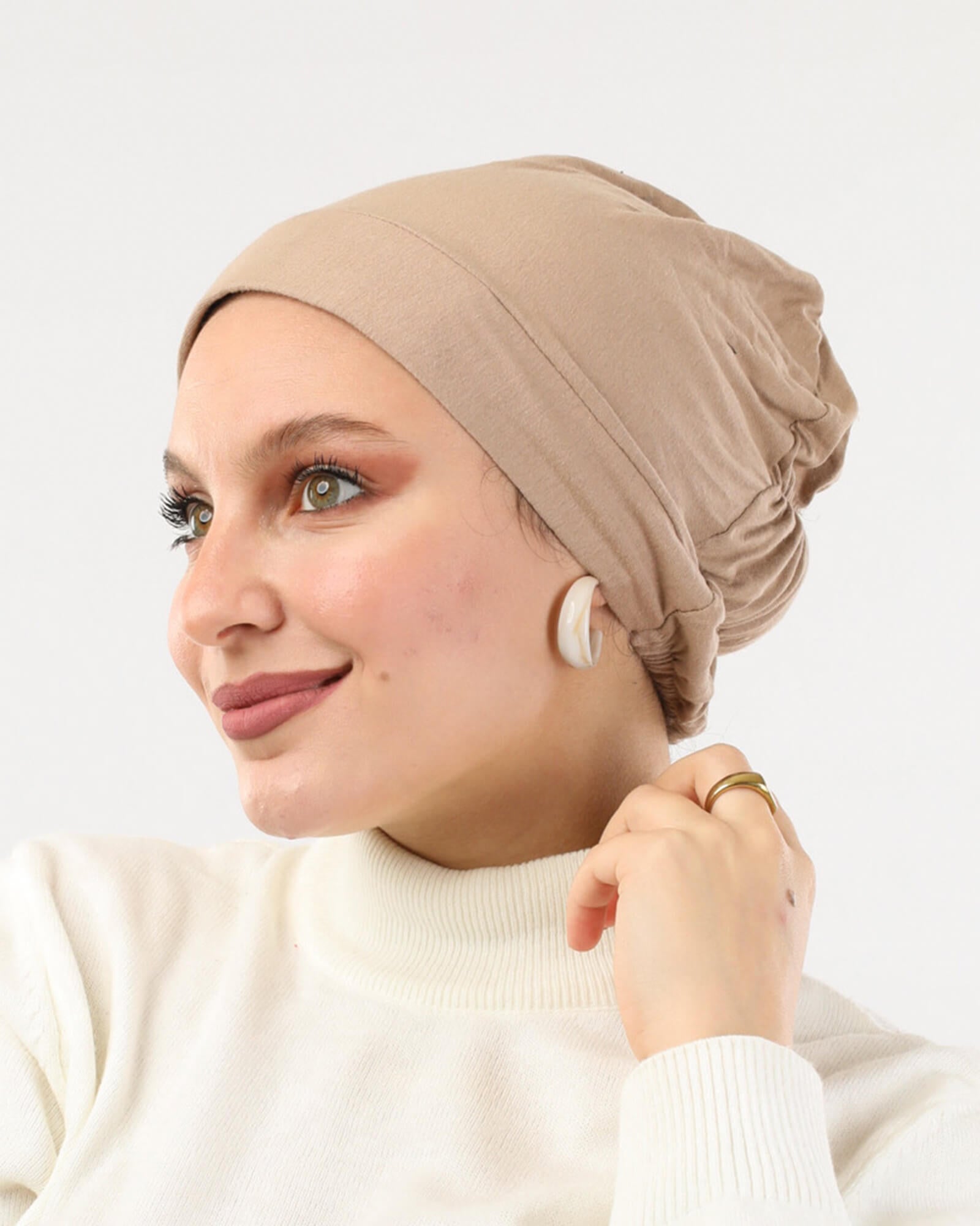 Cotton Elastic Bonnet, Inner Caps , بونية طاقية قطن , سورتيت, بونية تحت الحجاب,بونية Tie Shop