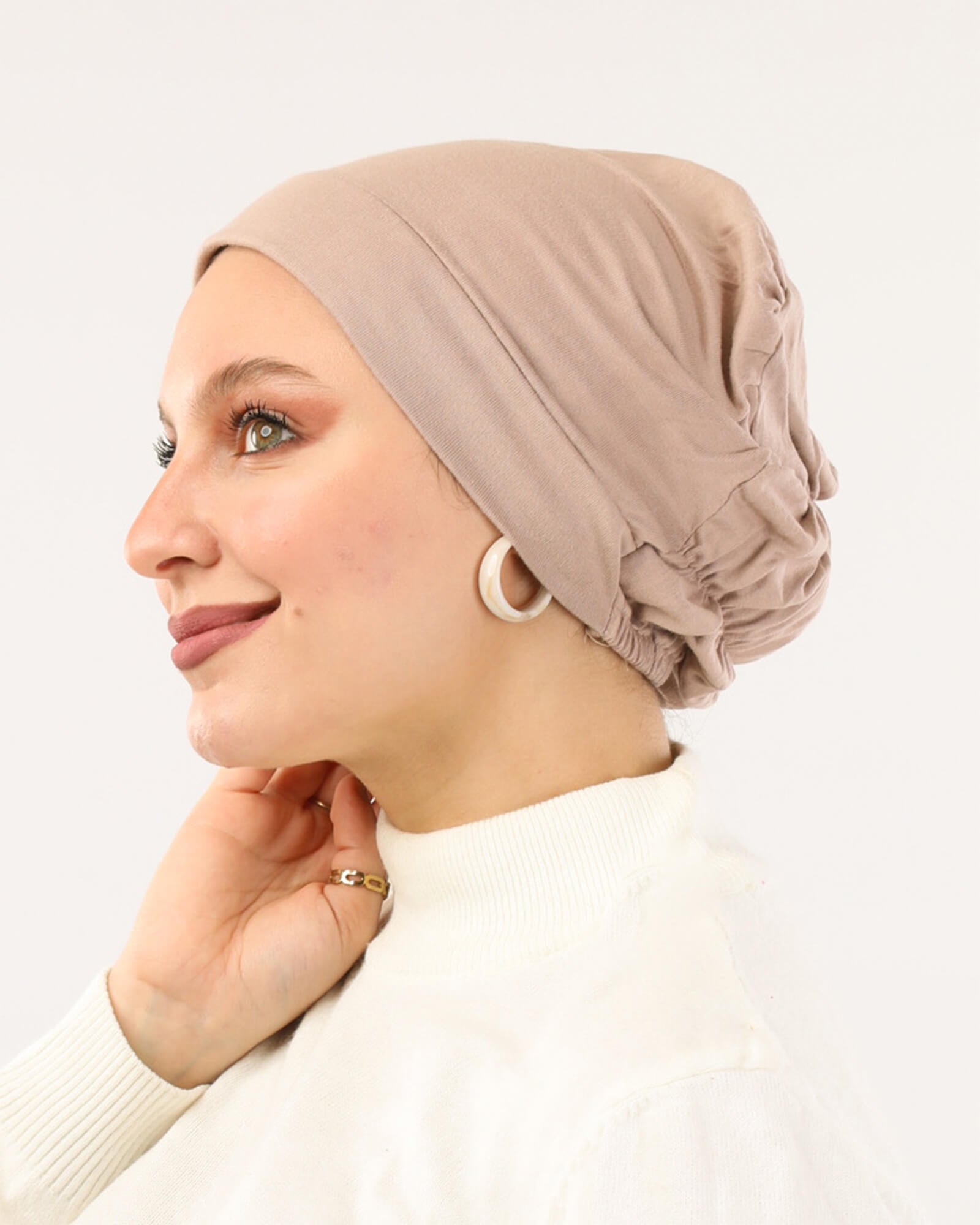 Cotton Elastic Bonnet, Inner Caps , بونية طاقية قطن , سورتيت, بونية تحت الحجاب,بونية Tie Shop