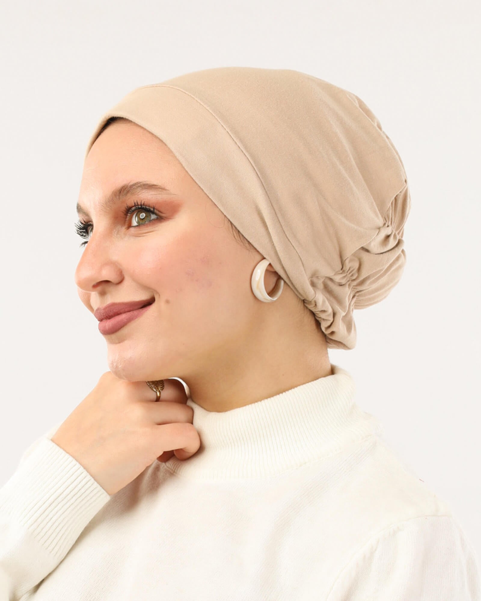 Cotton Elastic Bonnet, Inner Caps , بونية طاقية قطن , سورتيت, بونية تحت الحجاب,بونية Tie Shop
