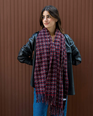 Tie Shop | Elegant Shawl | Multicolor Winter Shawl for Women