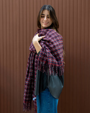 Tie Shop | Elegant Shawl | Multicolor Winter Shawl for Women